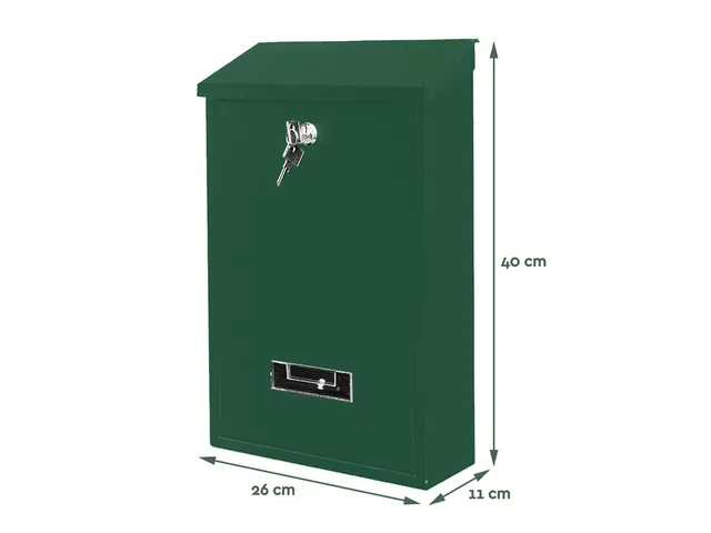 Brievenbus BRASQ PB100 Basic wand groen