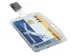 Porte-badge Durable 8005 fermé avec pince 54x85mm