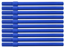 Viltstift 1mm blauw 10 stuks