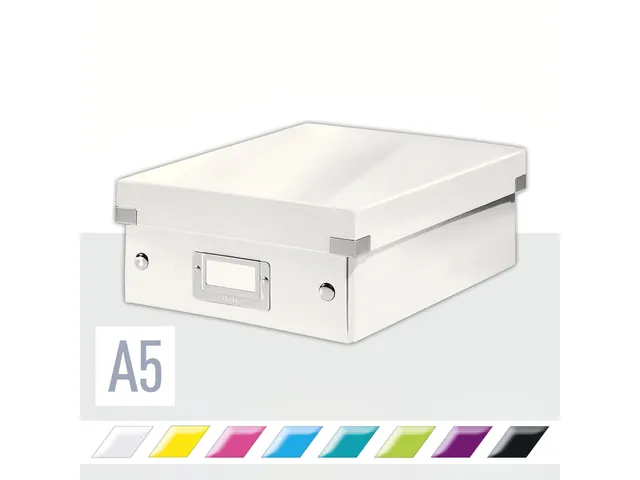 Sorteerbox WOW Click & Store 220x100x282mm wit 84% gerecycled karton