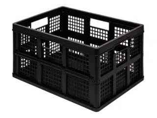 Opbergkrat Really Useful 45 liter 570x390x285mm opvouwbaar zwart - 1