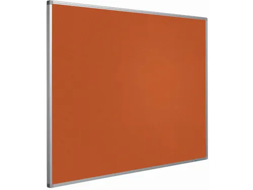 Prikbord Bulletin Oranje 90x120cm Softline Profiel 16mm