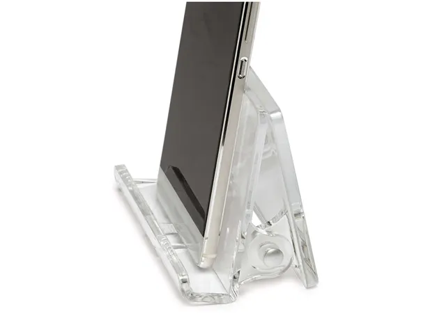 Telefoonstandaard MAUL 97x105x76mm standhoek instelbaar acryl