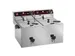 CaterChef Friteuse rvs 9+9 Liter elektrisch