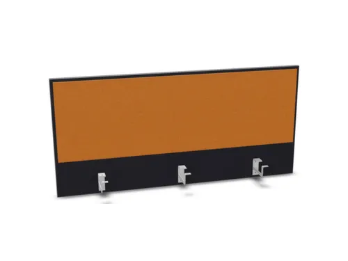 opzetpaneel,v. bureau,aanbouw achter,B 1200mm,CC-zwart,BN3005-geel