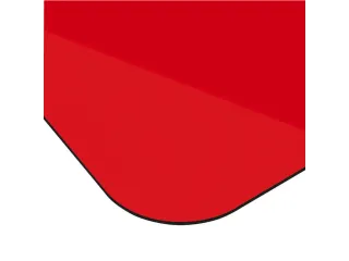 Oplegdeksel,V. Afvalbak 1X60L,Vierkant,1Opening,Staal,Rood - 2