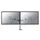 Monitorarm FPMA-D935DG 2 Schermen tot 27 inch Doorvoer Zilver