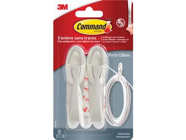 Kabelbundelaar Medium 900 Gram Wit 2 Stuks