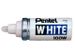 Viltstift Pentel 100W lakmarker rond wit 4mm