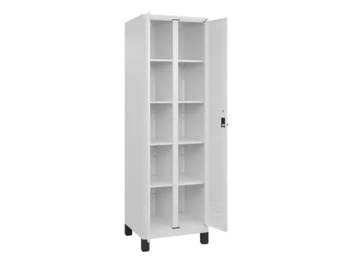 wasgoedverdeelkast,HxBxD 1950x600x500mm,vak B 300mm,draaigrendel