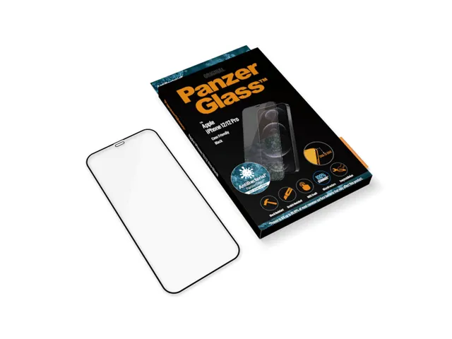 PanzerGlass Screen Protector iPhone 12 | 12 Pro | Edge-to-Edge, App