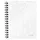Notitieboek Leitz WOW A5 lijn spiraal PP wit