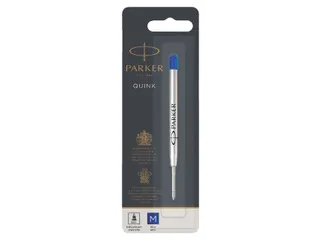 Gelschrijvervulling Parker Quink medium blauw blister à 1 stuk - 1