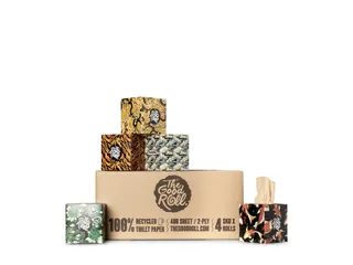 Facial tissues The Good Roll The Happy Tissue bamboe 3-laags 20x60 vel - 1