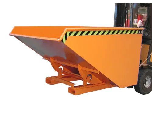 Kiepbak 1103x1070x1720mm 1.2m³ Afrolmechaniek Gelakt Ral2000