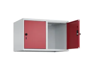 opzetkast,v. locker,2vak.,vak B 400mm,HxBxD 500x800x500mm,vleugeldeur - 2