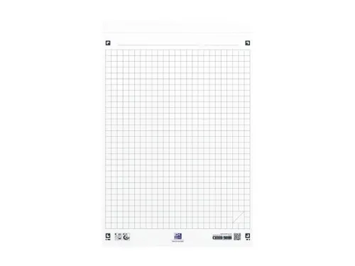 Flipoverpapier Oxford smart 65x98cm. ruit 90gram 20vel