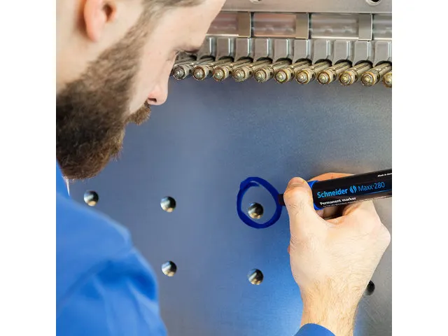 Marker Schneider Maxx 280 permanent beitelpunt groen