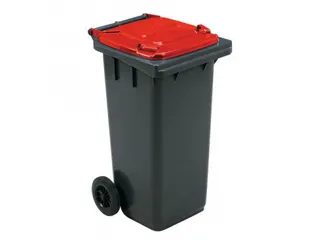 Mini-container 240 Liter Grijs Oranje - 1