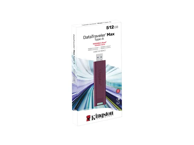 512GB DataTraveler Max Type-A 1000R/900W USB 3.2 Gen 2