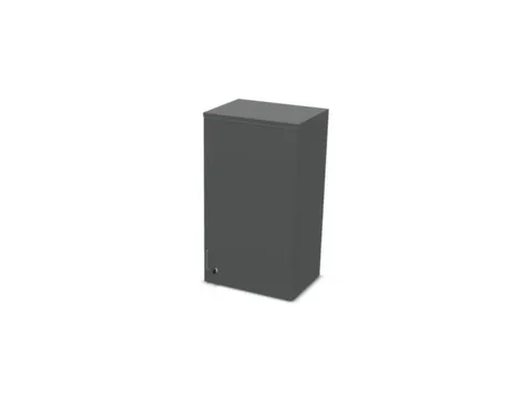 opzetkast v. kast met openslaande deuren MS-donkergrijs 1070x600x445mm