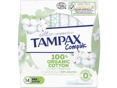 Cotton Super tampons, pak van 14 stuks