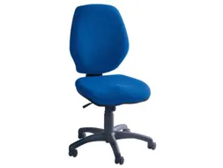 bureaustoel,synchroonmech.,zitting stof blauw,zitting H 440-580mm