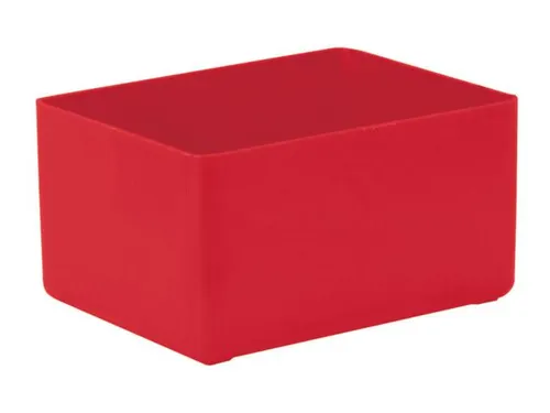 Inzetbak HxLxB 54x106x80mm Polystyreen Rood 50 stuks