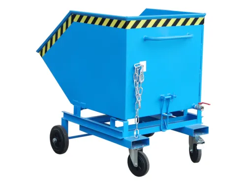 Kiepbak Spaander-Uitvoering 1220x1070x1400mm 600l Wielen/Vorksloffen
