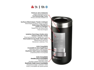 Thermosbeker Les Artistes Paris reisbeker 500ml Blue Pearl - 6