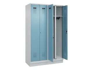 locker voor scheiding van kleding,HxBxD 1950x1200x500mm,4vak - 1