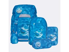 Schooltasset Beckmann Classic Ocean blue 6dlg (Schooltas, gymtas, etui