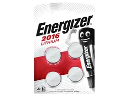 Batterij Energizer knoopcel 4x CR2016 lithium