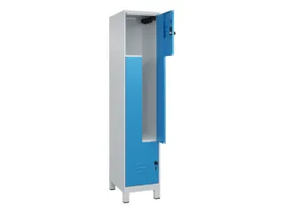 Z-garderobekast,HxBxD 1950x400x500mm,vak B 200/400mm,draaigrendel - 2
