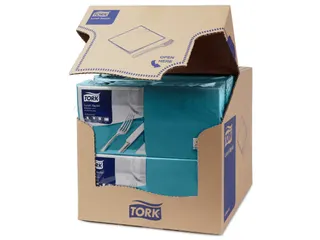 Tork 477845 Lunchservet Advanced Blauwgroen 33x33cm - 2