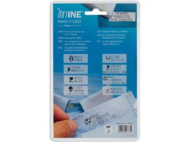 textielstempel 20 G7/1 Set Mine