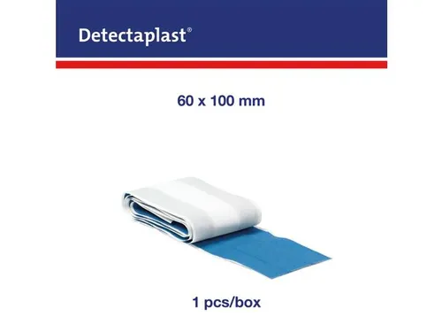 Detectaplast 8188 Textielpleister Elastisch Blauw 6cm x 1 meter