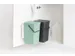Inbouwafvalemmer Sort & Go 2x16 Liter Jade Donkergrijs