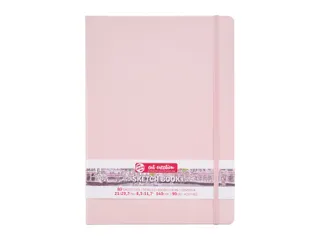 Schetsboek Talens Art Creation 80 witte vellen 140gr 210x300mm roze - 1