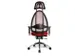 Siège De Bureau Pivotant Rouge Assise Hxlxp 430-520X480X500Mm Dossier