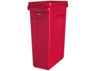 Slim Jim Met Luchtsleuven 87 Liter Rood - 1
