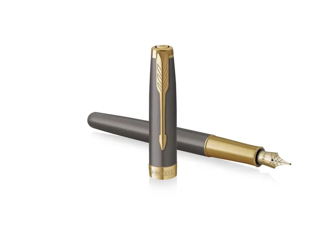 Stylo plume Parker Sonnet Collection Grey GT Medium