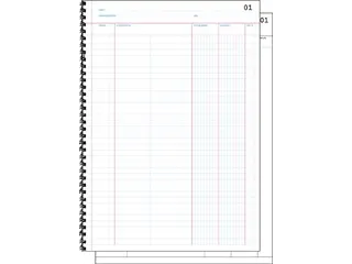 Expres kasboek A4 Nederlandstalig dupli 50 x 2 vel - 3