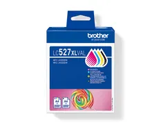 Inktcartridge Brother LC-527XL HC zwart + 3 kleuren