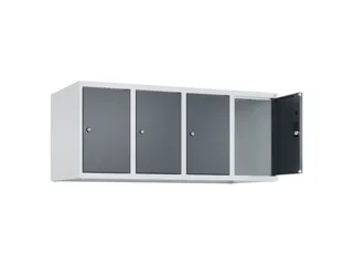 opzetkast,v. locker,4vak.,vak B 300mm,HxBxD 500x1200x500mm,vleugeldeur - 2