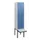 locker met bank,HxBxD 1950x400x815mm,1vak,vak B 400mm,draaigrendel