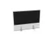 panneau de rehausse,p. table de bureau,Bl-blanc,BN8033-noir