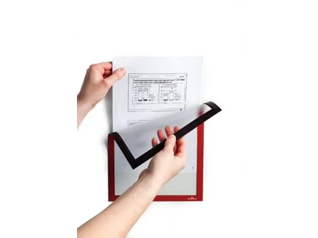 Duraframe 486803 magnetisch kader A3 rood 5 stuks