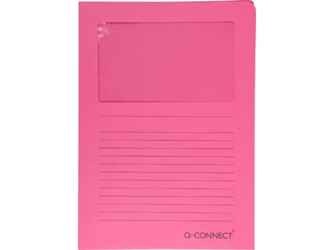 L-Map Met Venster A4 120 Grams 100 stuks Roze