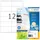 HERMA 10733 Etiketten gerecycled papier A4 105x48mm Wit 960 stuks